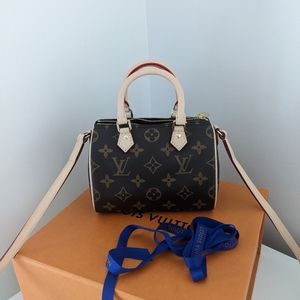 New Authentic Louis Vuitton Nano Speedy